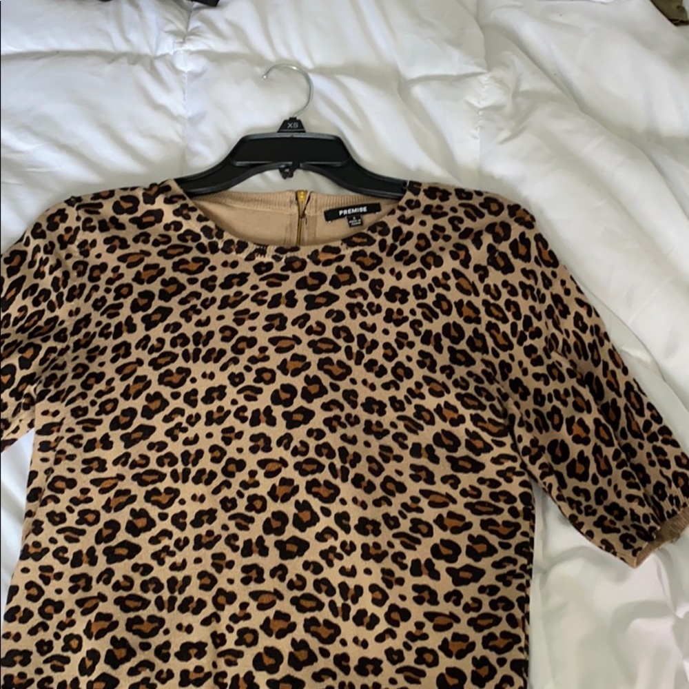 Animal print top
